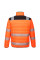 PW371 Orange/Black PW3 Hi-Vis Baffle Jacket