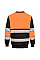 PW376 Orange/Black PW3 Hi-Vis Class 1 Sweatshirt