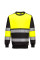 PW376 Yellow/Black PW3 Hi-Vis Class 1 Sweatshirt