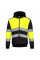 PW377 Yellow/Black PW3 Zipped Class 1 Winter Hoodie