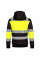 PW377 Yellow/Black PW3 Zipped Class 1 Winter Hoodie