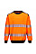 PW379 Orange/Black PW3 Hi-Vis Sweatshirt