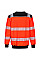 PW379 Red/Black PW3 Hi-Vis Sweatshirt