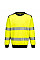 PW379 Yellow/Black PW3 Hi-Vis Sweatshirt