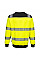 PW379 Yellow/Black PW3 Hi-Vis Sweatshirt