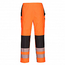 PW386 Orange/Black PW3 Hi-Vis Women's Rain Trousers