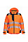 PW389 Orange/Black PW3 Hi-Vis Women's Rain Jacket