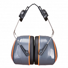 PW62 Grey/Orange HV Extreme Ear Defenders High Clip-On