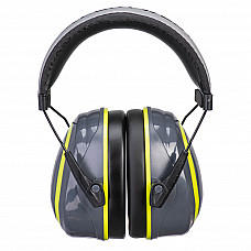 PW73 Grey/Yellow HV Extreme Ear Defenders Medium