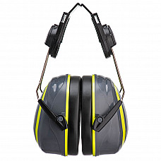 PW76 Grey/Yellow HV Extreme Ear Defenders Medium Clip-On