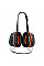 PW78 Grey/Orange HV Extreme Ear Defenders Neckband