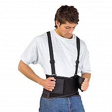 PW80 Black Back Support Belt