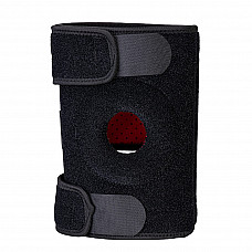 PW84 Black Open Patella Knee Support