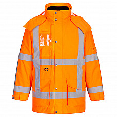 R461 Orange RWS Hi-Vis 3-in-1 Traffic Jacket