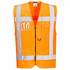 R476 Orange RWS Hi-Vis Executive Vest