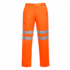 RT45 Orange Hi-Vis Polycotton Service Trousers