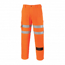 RT46 Orange Hi-Vis Rail Work Trousers