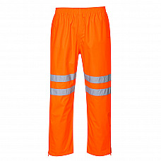 RT61 Orange Hi-Vis Breathable Rain Trousers