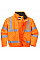 RT62 Orange Hi-Vis Breathable Rain Bomber Jacket