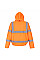 RT62 Orange Hi-Vis Breathable Rain Bomber Jacket