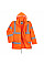 RT63 Orange Hi-Vis Breathable Interactive Rain Traffic Jacket