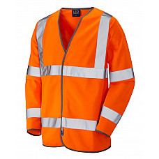 SHIRWELL ISO 20471 Cl 3 Sleeved Waistcoat HV ORANGE