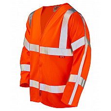 PARKHAM ISO 20471 Cl 3 LFS Sleeved Waistcoat (EN 14116) HV ORANGE