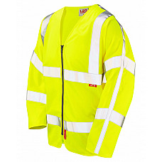 MERTON ISO 20471 Cl 3 LFS Sleeved Zip Waistcoat (EN 14116) HV YELLOW