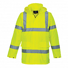 S160 Yellow Hi-Vis Rain Lite Traffic Jacket