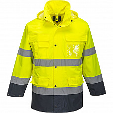 S162 Yellow/Navy Hi-Vis 3-in-1 Contrast Lite Jacket