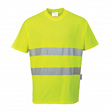 S172 Yellow Hi-Vis Cotton Comfort T-Shirt S/S