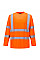 S178 Orange Hi-Vis T-Shirt L/S