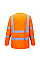 S178 Orange Hi-Vis T-Shirt L/S