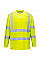 S178 Yellow Hi-Vis T-Shirt L/S