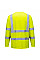 S178 Yellow Hi-Vis T-Shirt L/S