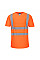 S179 Orange Hi-Vis Cotton Comfort Mesh Insert T-Shirt S/S