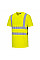 S179 Yellow Hi-Vis Cotton Comfort Mesh Insert T-Shirt S/S