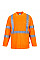 S191 Orange Hi-Vis Long Sleeve Pocket T-Shirt