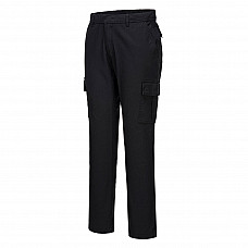 S231 Black Stretch Slim Combat Trousers