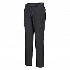 S231 Black Short Stretch Slim Combat Trousers