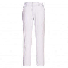 S232 White Stretch Slim Chino Trousers