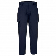 S233 Dark Navy Women's Stretch Cargo Trousers