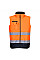 S267 Orange/Navy Hi-Vis Contrast Bodywarmer