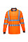 S271 Orange Hi-Vis Cotton Comfort Polo Shirt L/S