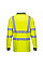 S271 Yellow Hi-Vis Cotton Comfort Polo Shirt L/S