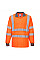 S277 Orange Hi-Vis Polo Shirt L/S