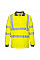 S277 Yellow Hi-Vis Polo Shirt L/S