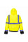 S363 Yellow/Black Hi-Vis Contrast Winter Bomber Jacket