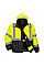 S365 Yellow/Black Hi-Vis 3-in-1 Contrast Premium Bomber Jacket