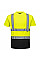 S378 Yellow/Black Hi-Vis Contrast T-Shirt S/S